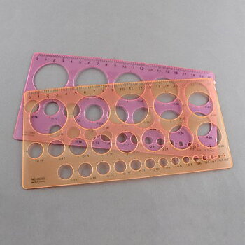 Quilling Linjal Verktyg Mix 21x10cm 1st