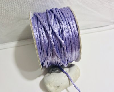 Satinband Lila 2mm 1m