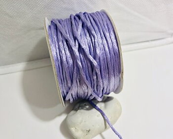 Satinband Lila 2mm 1m