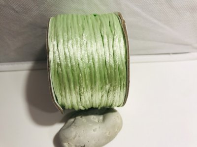 Satinband Limegrön 2mm 1m