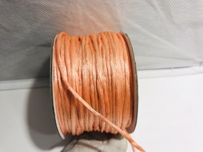 Satinband Orange 2mm 1m