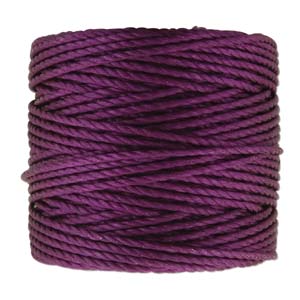 S-lon Tråd Plum  0.9mm 1rulle