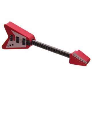 Gitarr Penna med Sudd Röd 13cm 1st