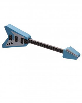 Gitarr Penna med Sudd Blå 13cm 1st