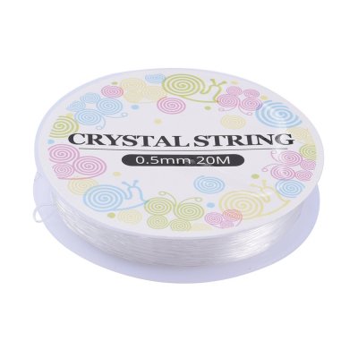 Elastisk tråd Crystal Clear 0,5mm 1rulle=20m