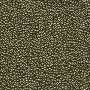 Miyuki Matte Oapk Golden Olive Luster 15-2032 10g