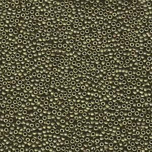 Miyuki Matte Oapk Golden Olive Luster 15-2032 10g