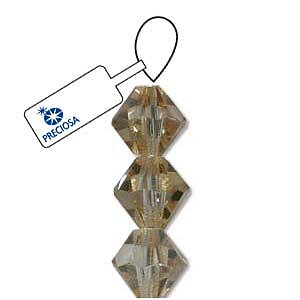 Preciosa MC Bicone Crystal Blond Flare 6mm 1sträng