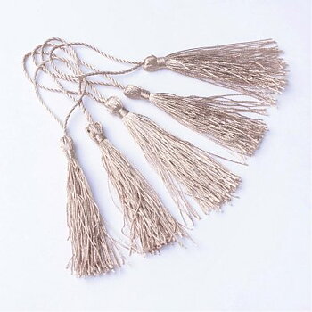 Tofs Tassel Gråbeige 130x6mm 1 st