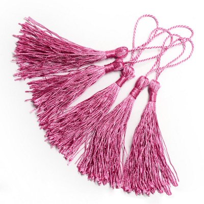 Tofs Tassel Mörkrosa 130x6mm 1st