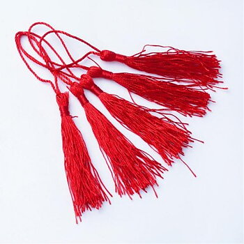 Tofs Tassel Röd 130x6mm 1st
