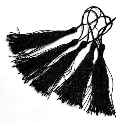 Tofs Tassel Svart 130x6mm 1st