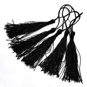 Tofs Tassel Svart 130x6mm 1st