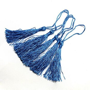 Tofs Tassel Mellanblå 130x6mm 1st