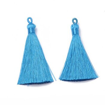 Tofs Tassel Oceanblå 80x9mm 2st