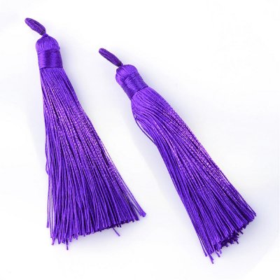 Tofs Tassel Lila 80x9mm 2st