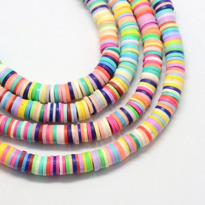 Heishi Pärlor Mix 4mm 1sträng