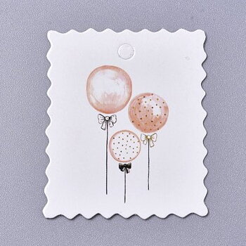 Pappers Tag Ballonger 49x40mm 10st