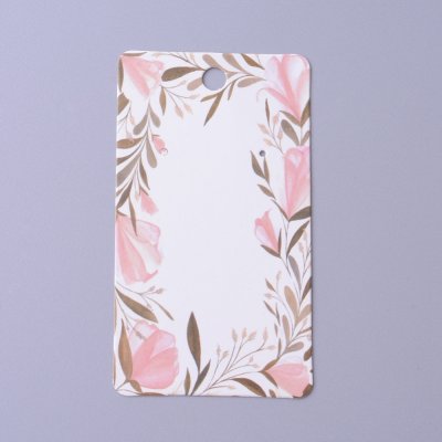 Display Kort Blommor 90x50mm 10st