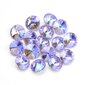 Cabochon Rivoli Rhinestone Lavendel AB 14mm 2st