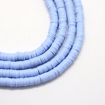 Heishi Pärlor Kornblå 6x1mm 1sträng