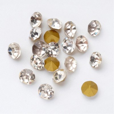 Cabochon Rhinestone Crystal 5x3,5mm 50st