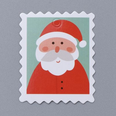 Pappers Tag Tomte 50x40mm 10st