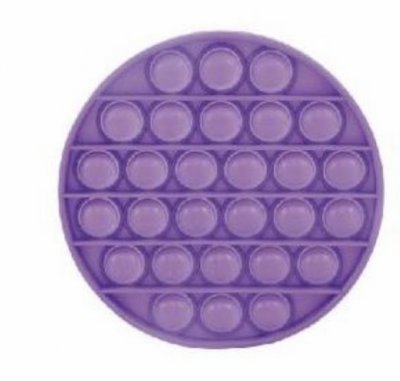 Pop It Fidget Rund Lila 12cm 1st