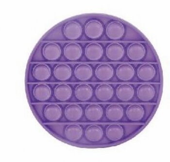 Pop It Fidget Rund Lila 12cm 1st