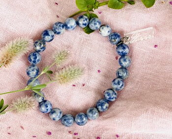 Jasper Blue Spot Stone Armband 1st