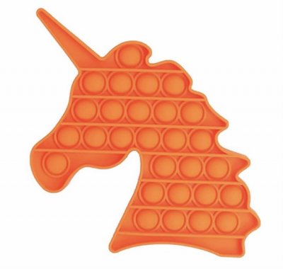 Pop It Fidget Unicorn Orange 1st