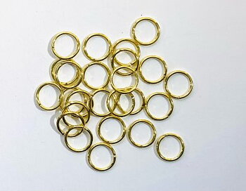 O-Ringar Guldfärgade 9mm 100st