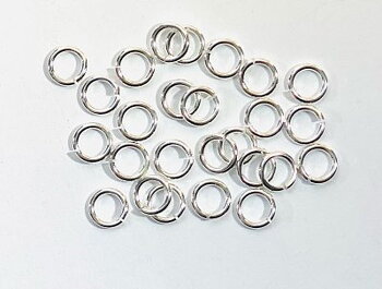 O-Ringar Silverfärgade 6mm 50st
