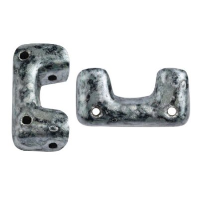 Telos® par Puca® Metallic Mat Old Silver Spotted 10g