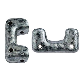 Telos® par Puca® Metallic Mat Old Silver Spotted 10g