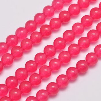Jade Cerise 6mm 1sträng