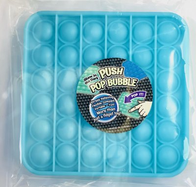 Pop It Fidget Blå Glow in the dark 12,5x12,5cm 1st