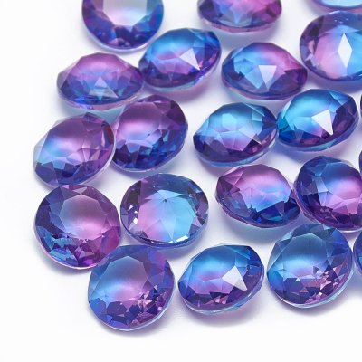 Cabochons&nbsp;Rhinestone Sapphire 6mm 4st