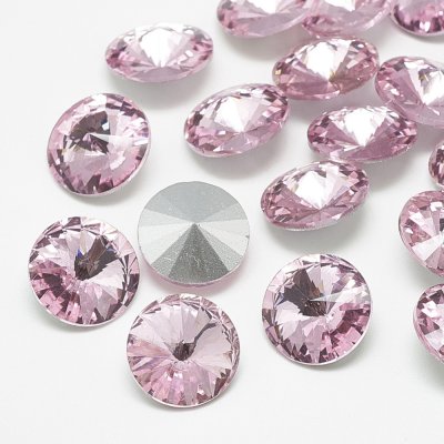 Cabochons Rivoli Rhinestone Light Rose 6mm 4st