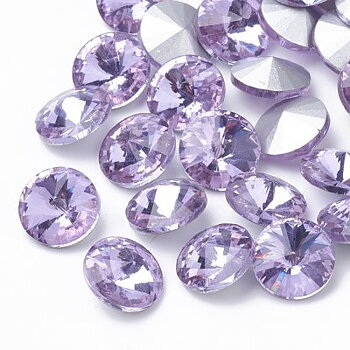 Cabochons Rivoli Rhinestone Light Amethyst 6mm 4st