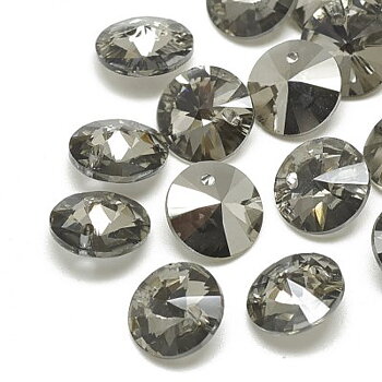 Rhinestone Hänge Silver Shade 8mm 2st