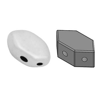 Paros® par Puca® Opaque White Ceramic Look 10g