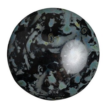 Cabochons® par Puca® Jet Travertin 25mm 1st