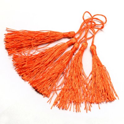 Tofs Tassel Orange 130x6mm 1st