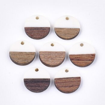 Valnöt Resin Rund 15mm 2st