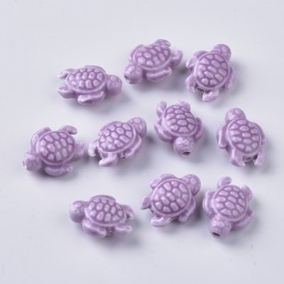 Sköldpadda Lila 19x15x8mm 4st