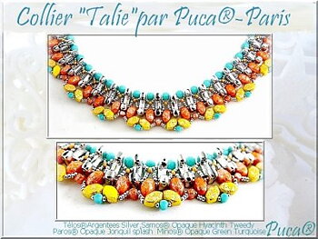 Mönster Halsband Talie - Puca