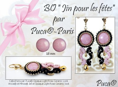 Mönster Örhängen Jin pour les Fêtes - Puca