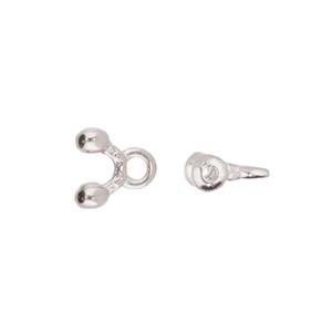 Cymbal Element - Alona Antiksilver 6,4x6,1mm 2st