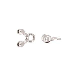 Cymbal Element - Alona Antiksilver 6,4x6,1mm 2st